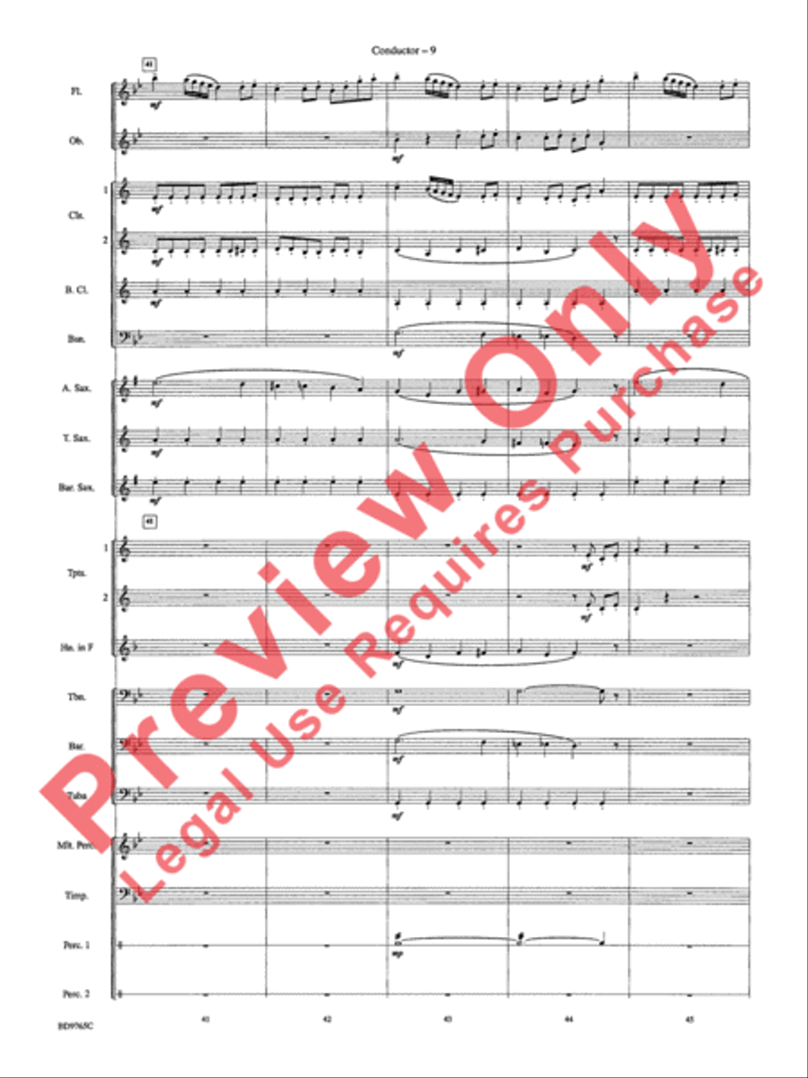March from The Nutcracker Concert Band scores gallery preview page 12