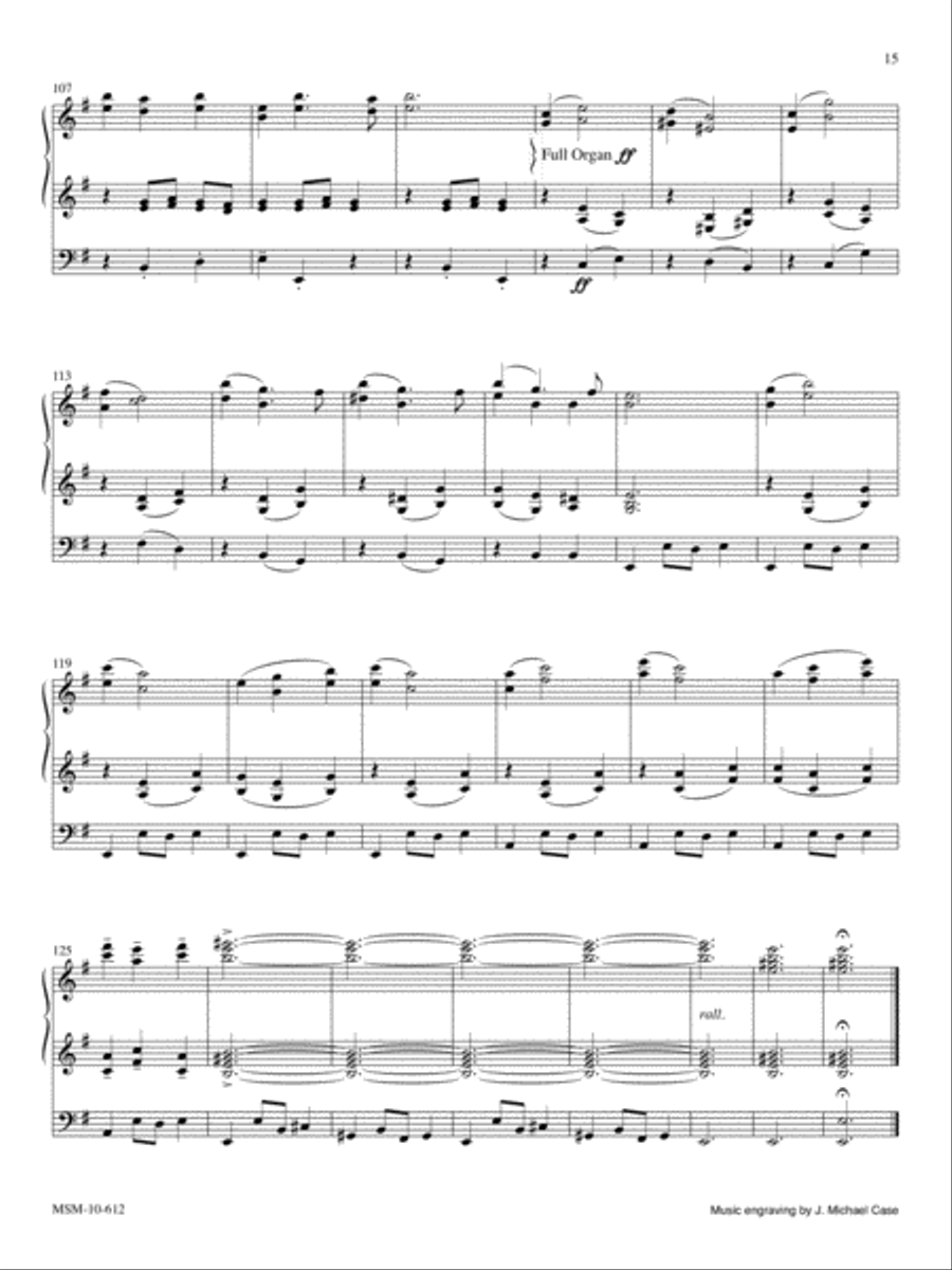 Two Festive Pieces for Organ Organ Solo scores gallery preview page 7