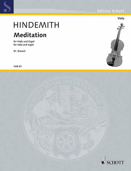 Paul Hindemith : Meditation from Nobilissima Visione