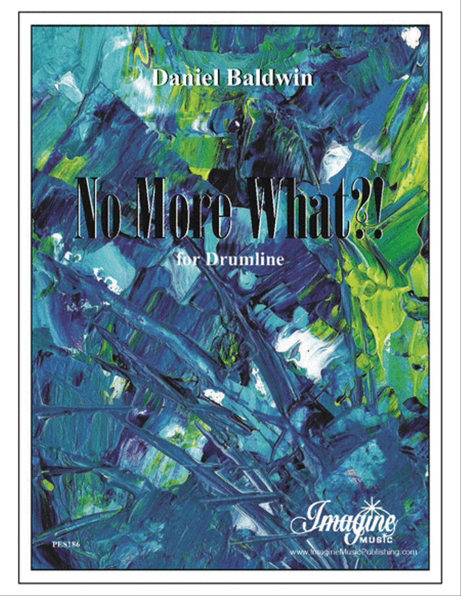No More What?! No More What?! Percussion scores gallery preview page 1