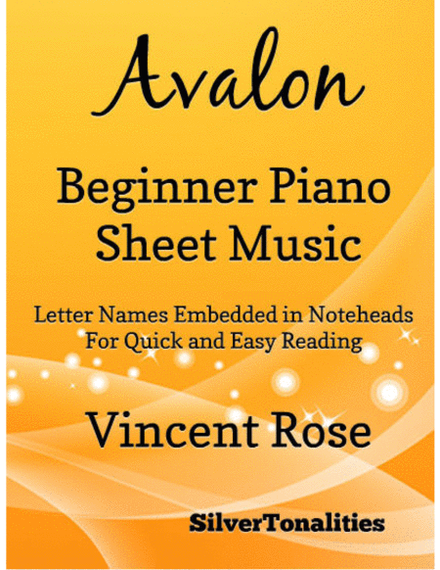 Avalon Beginner Piano Sheet Music