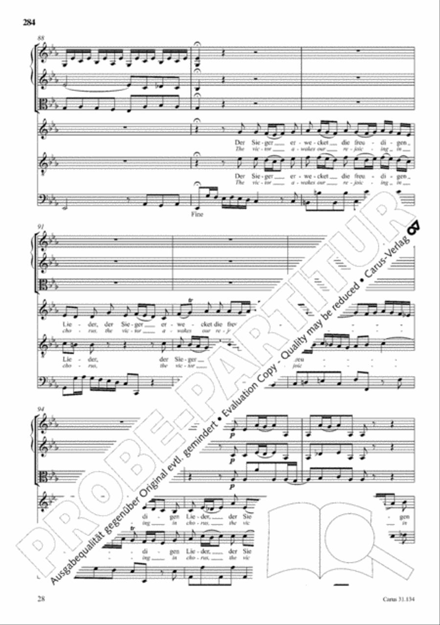 The Complete Sacred Vocal Works (Das geistliche Vokalwerk) Voice scores gallery preview page 285