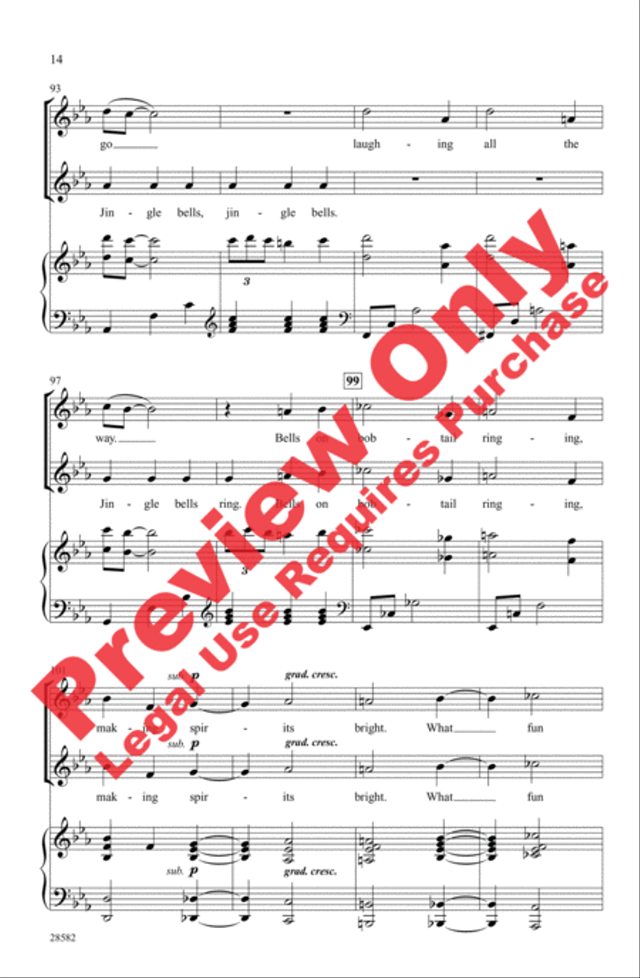 Nutcracker Jingles 2-Part scores gallery preview page 13