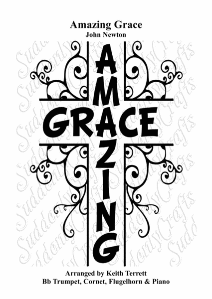 Amazing Grace for Bb Trumpet & Piano image number null