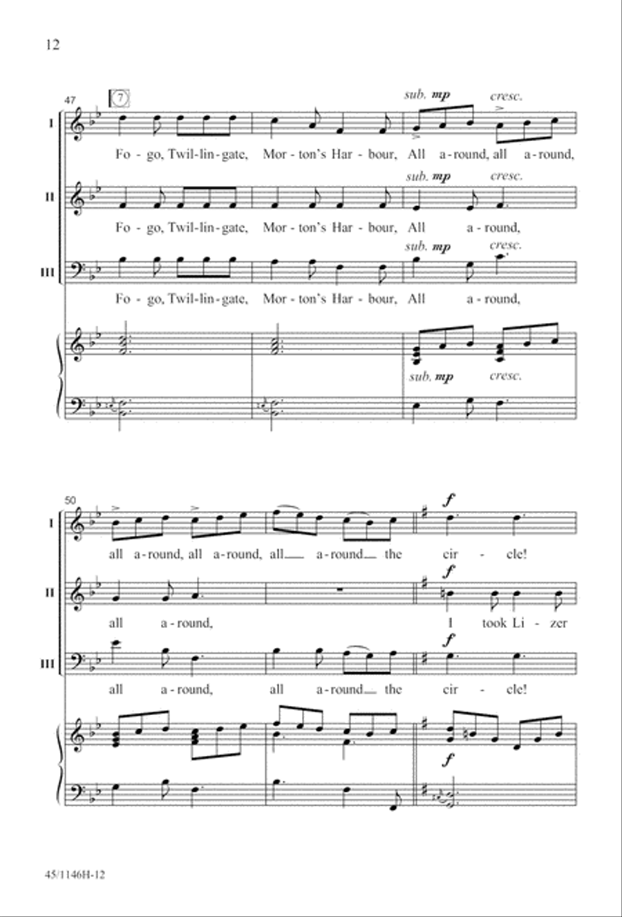 We Sing the World Around We Sing the World Around Choir scores gallery preview page 12
