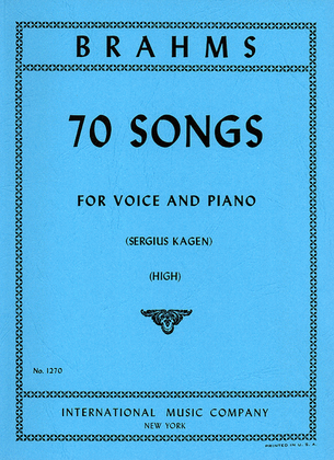 Book cover for 70 Songs. High. (G. & E.)
