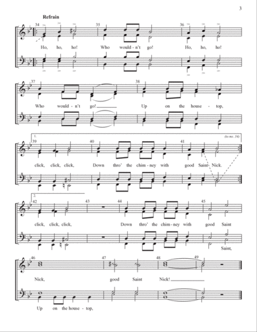 Yuletide Favorites (Volume I) SSAA scores gallery preview page 3