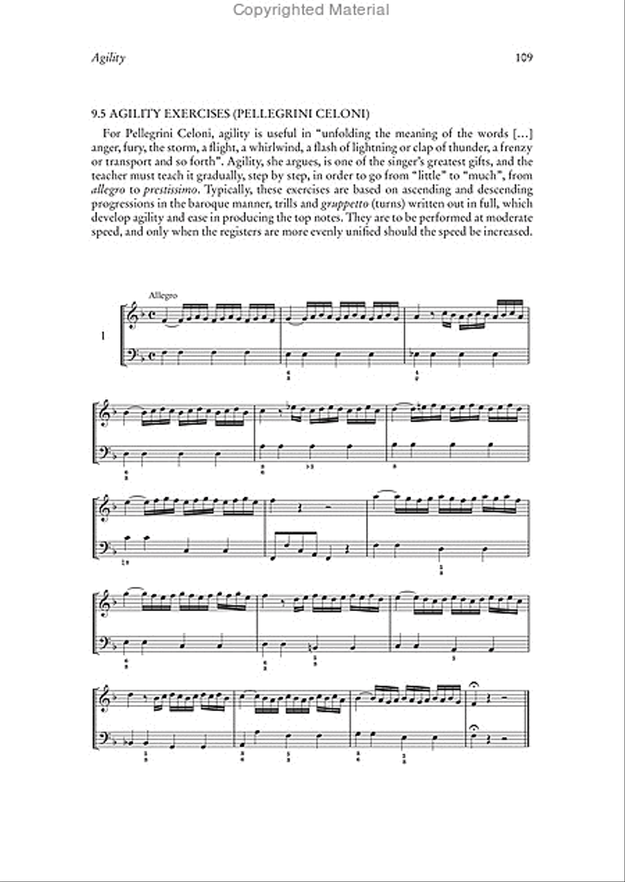Method of Italian Singing from ‘Recitar cantando’ to Rossini (with Examples and Exercises from Historical Treatises on the Technique of Singing) Voice scores gallery preview page 5