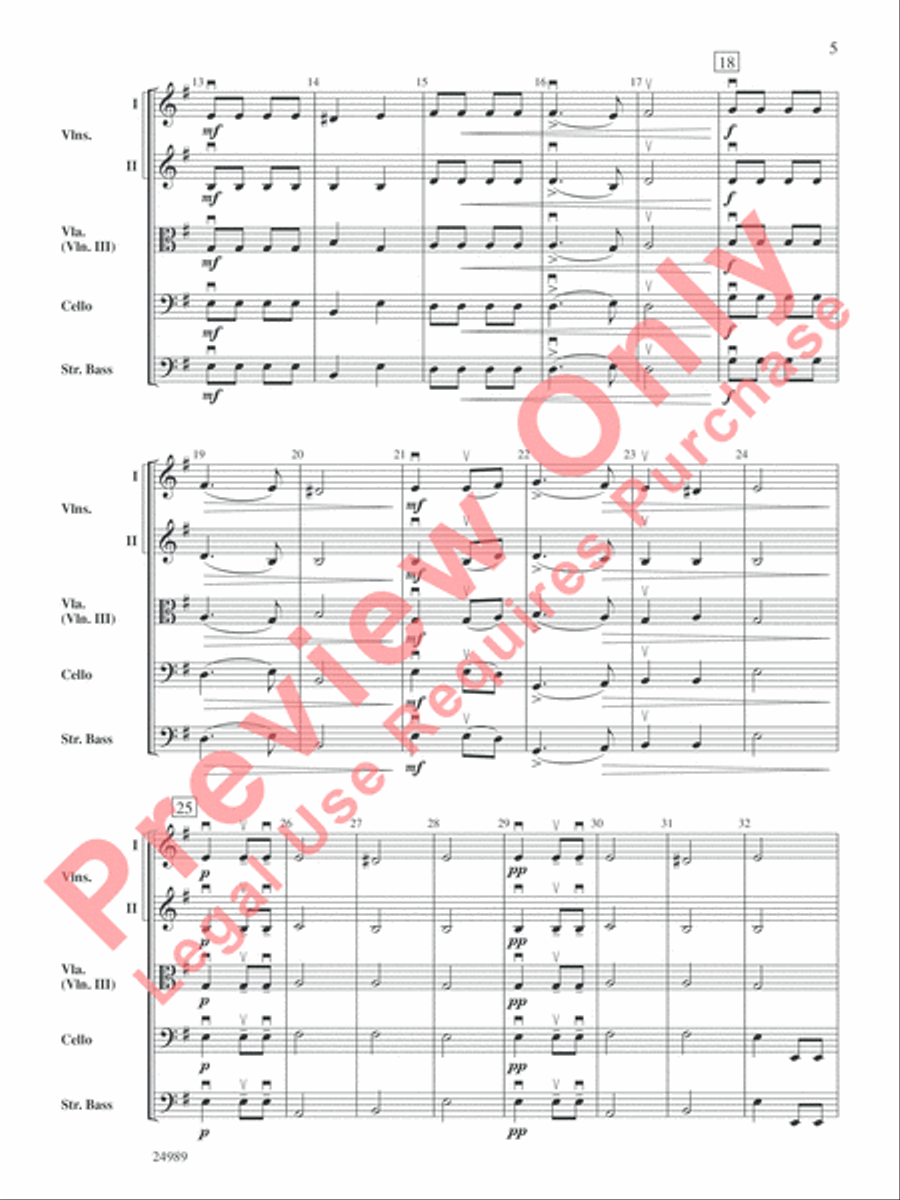 Belwin Beginning String Orchestra Kit #2 String Orchestra scores gallery preview page 6