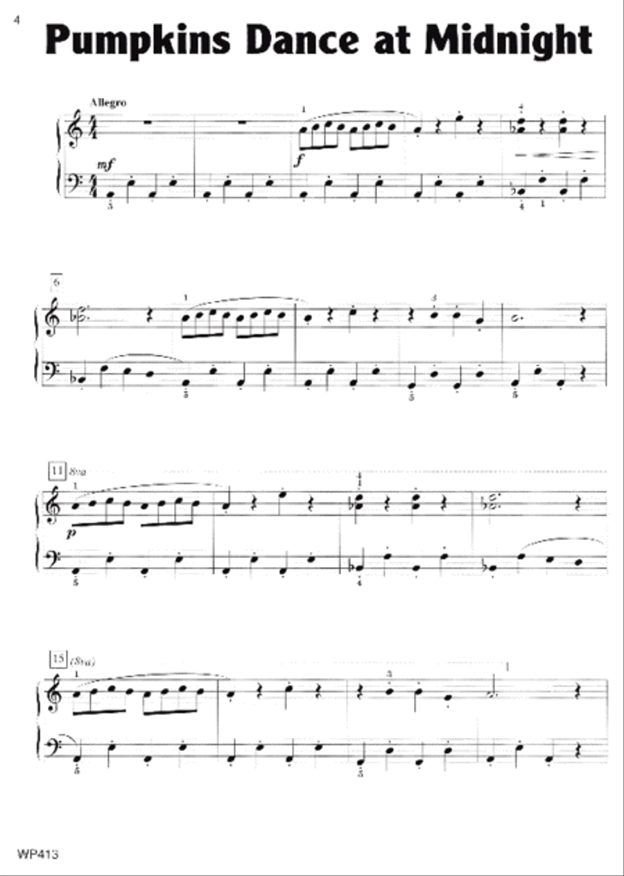 Halloween Treats-Level 3 Halloween Treats-Level 3 Piano Method scores gallery preview page 2