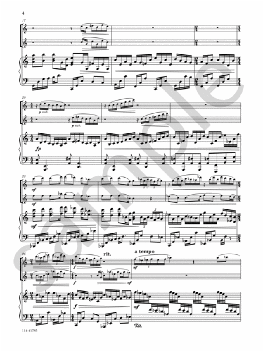 ETERNAL SPRING Flute Duet scores gallery preview page 5