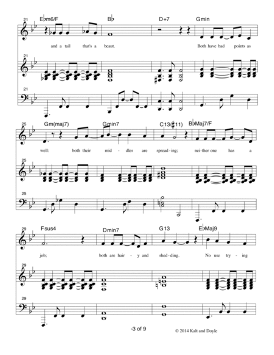 Man's Best Friend Voice scores gallery preview page 3