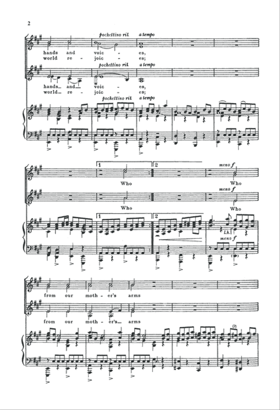 Now Thank We All Our God SSAA scores gallery preview page 3