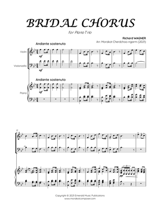 Bridal Chorus for Piano Trio