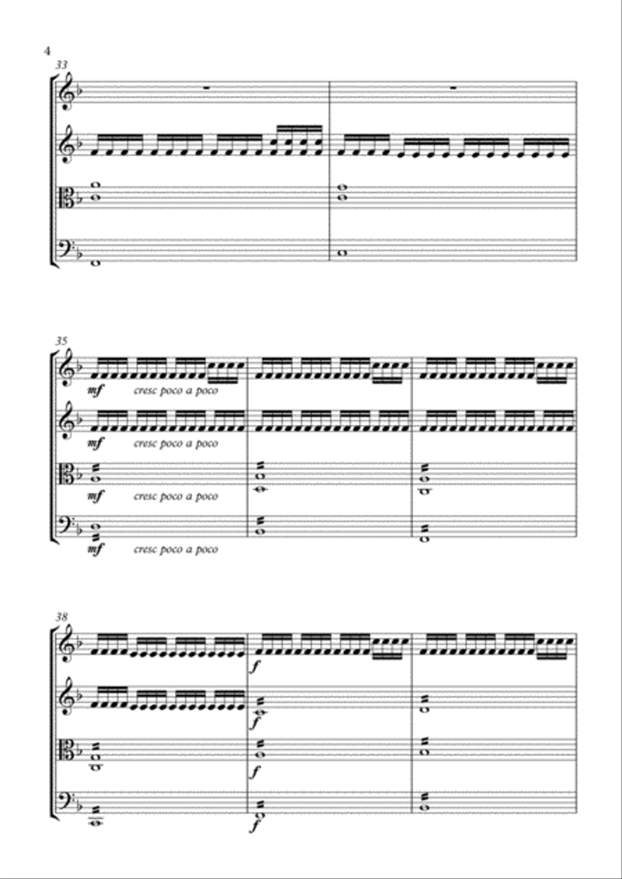 Fix You String Quartet scores gallery preview page 5