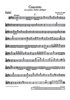 Concerto in D Major Op. 3, No. 1 RV 549