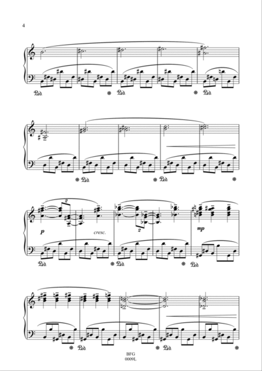 Legend Piano Solo scores gallery preview page 4