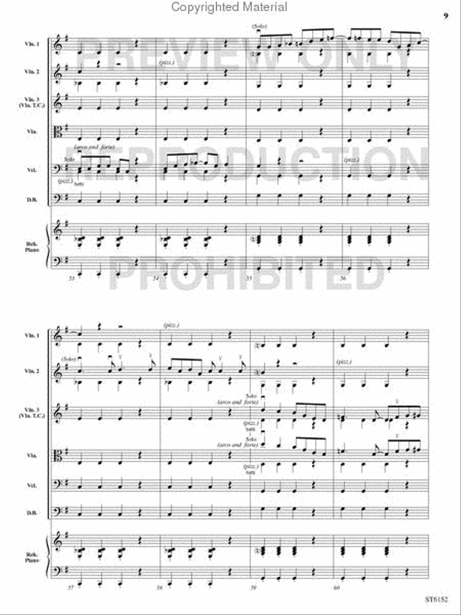 The Three Groovy Grizzlies String Orchestra scores gallery preview page 8