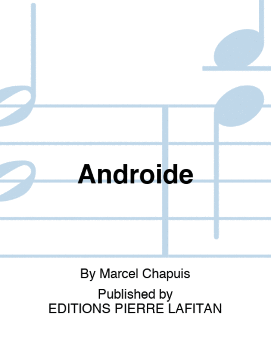 Androïde Flute Solo scores gallery preview page 1
