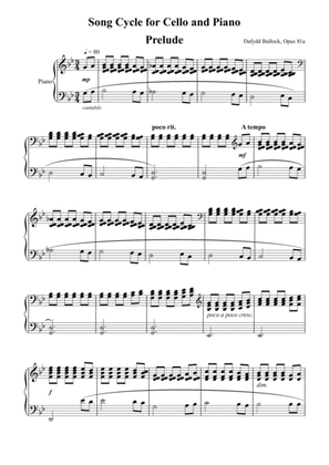 Song Cycle for Cello and Piano