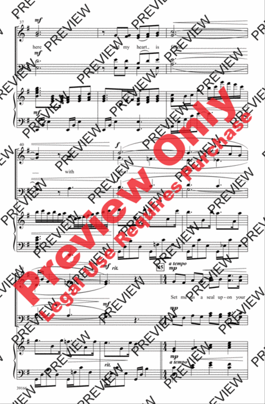 Come Away Come Away 4-Part scores gallery preview page 6