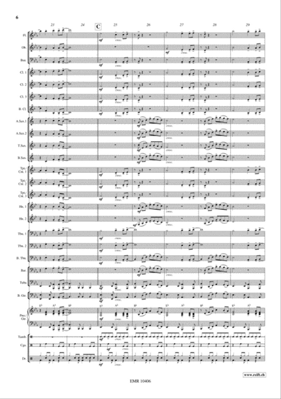 La Bamba Concert Band scores gallery preview page 7