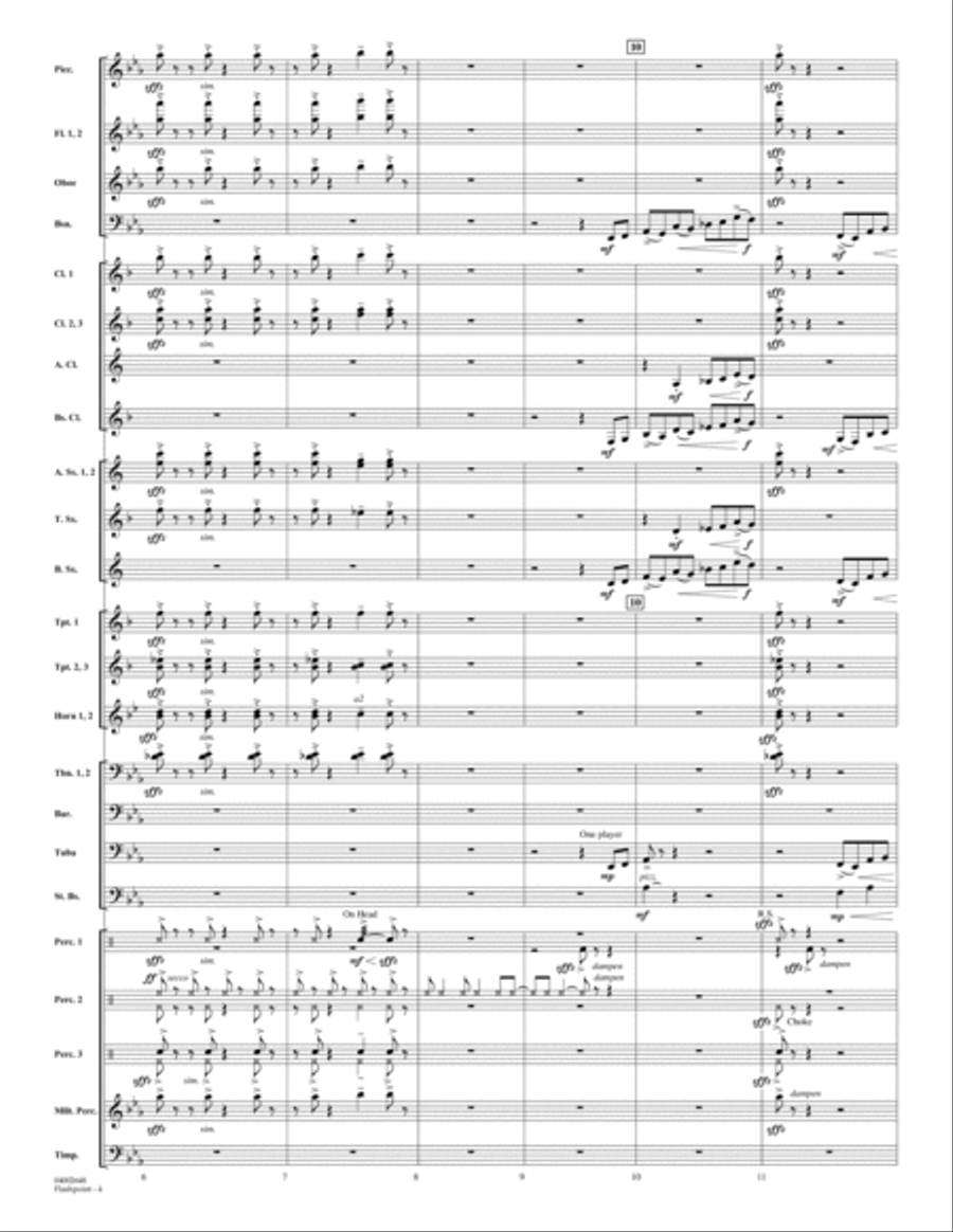 Flashpoint - Full Score Score scores gallery preview page 4