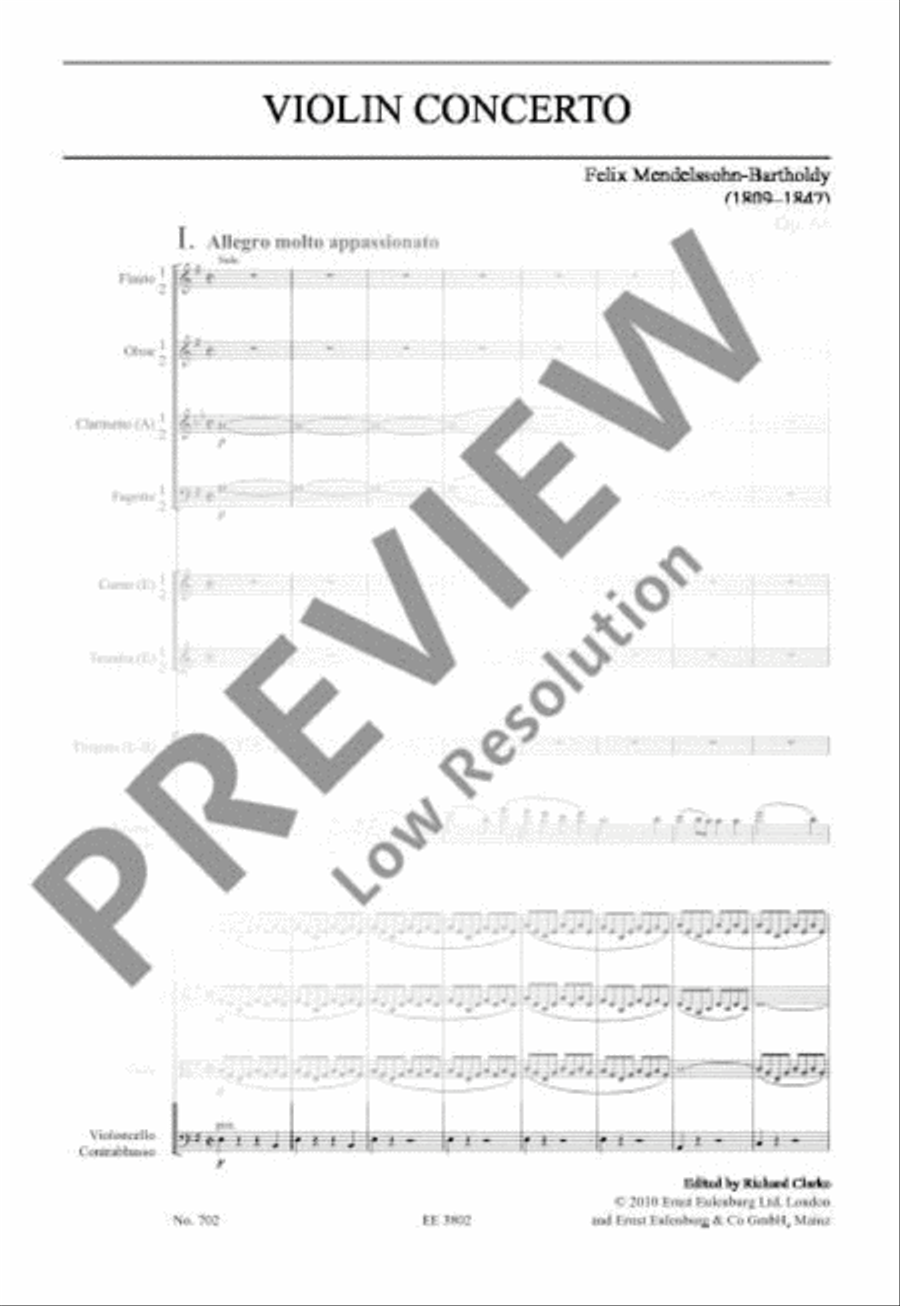 Concerto E minor Orchestra scores gallery preview page 8