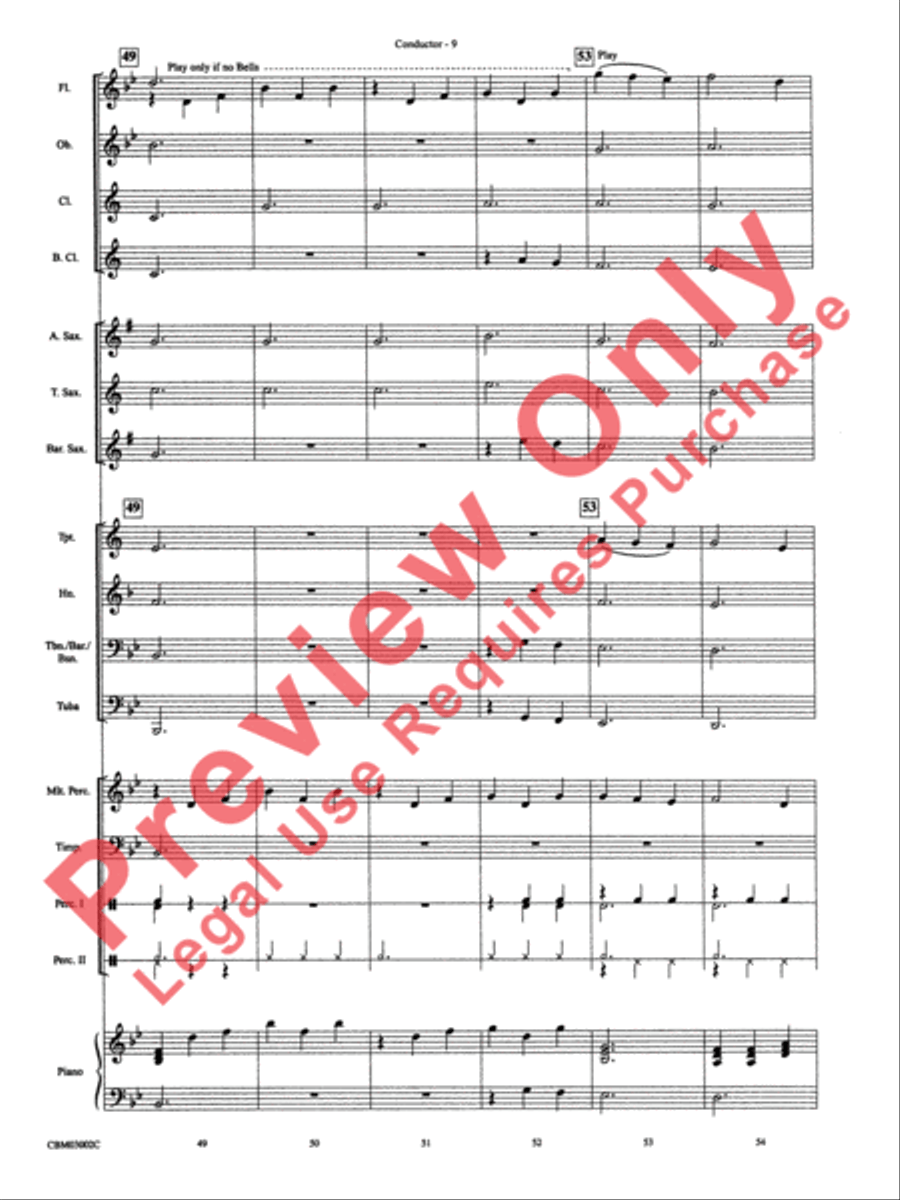 Fawkes the Phoenix (from Harry Potter and the Chamber of Secrets) Concert Band Methods scores gallery preview page 12