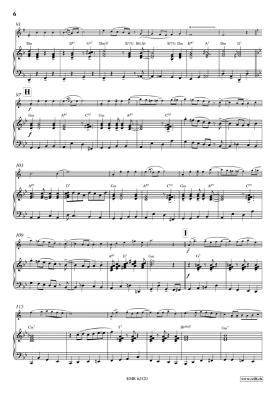 La Cinquantaine Tenor Saxophone scores gallery preview page 7