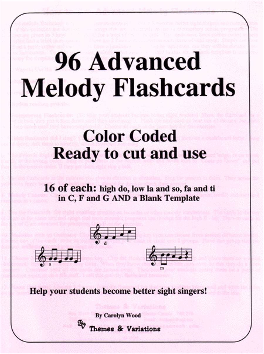 Flash Cards - Advanced