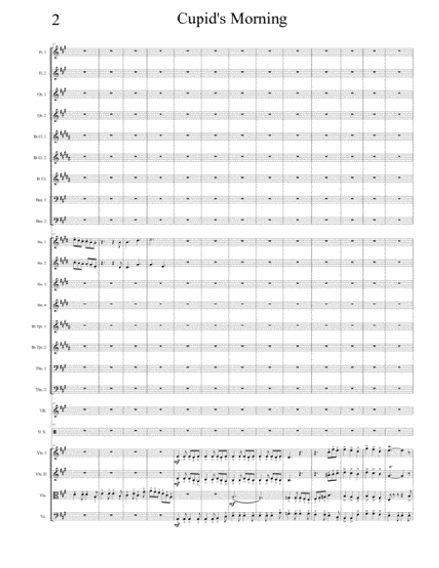 Cupid's Morning Cupid's Morning Chamber Orchestra scores gallery preview page 2