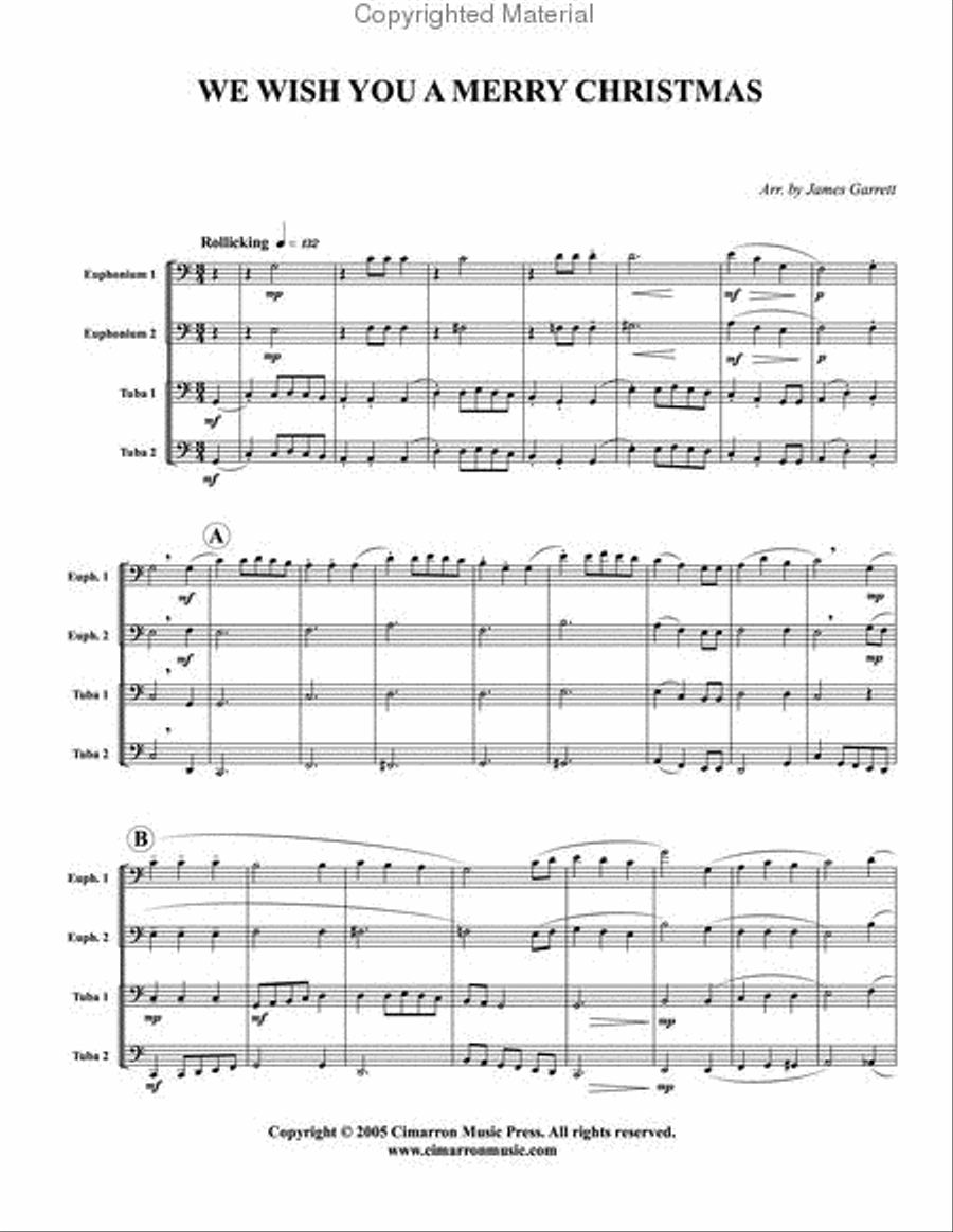 We Wish You A Merry Christmas EETT scores gallery preview page 2