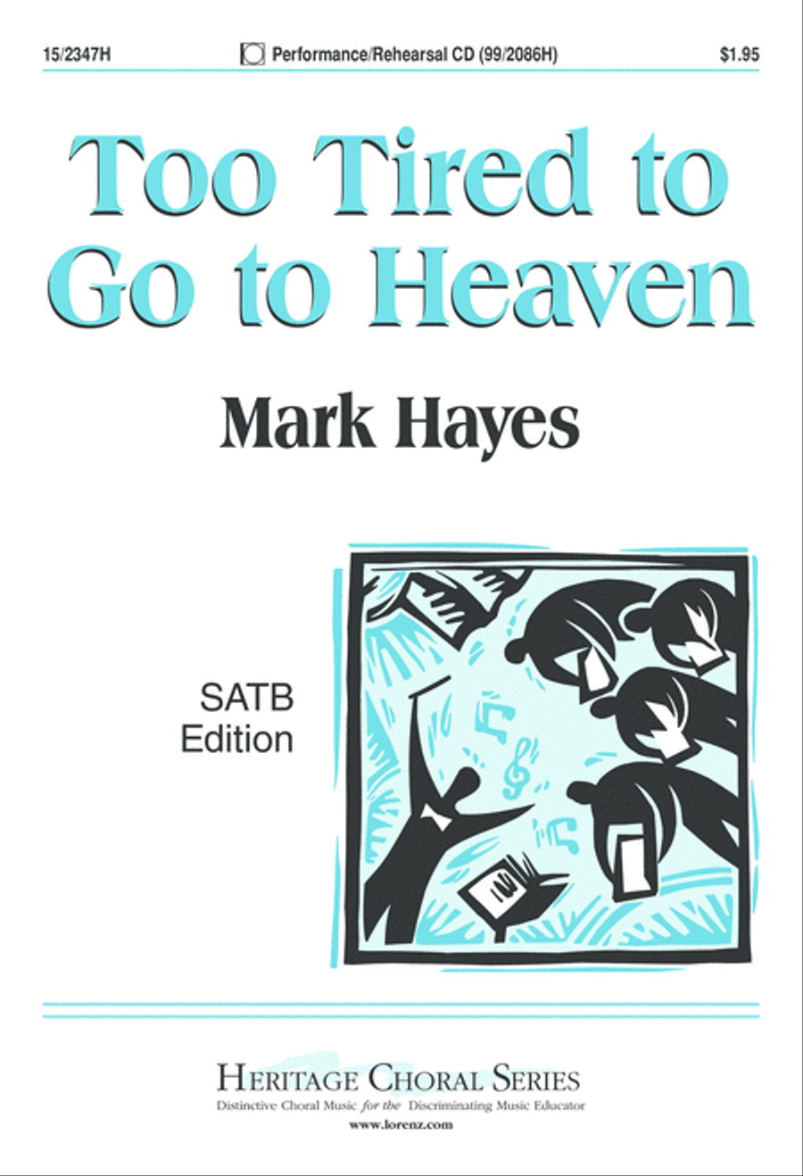 Too Tired to Go to Heaven 4-Part scores gallery preview page 2