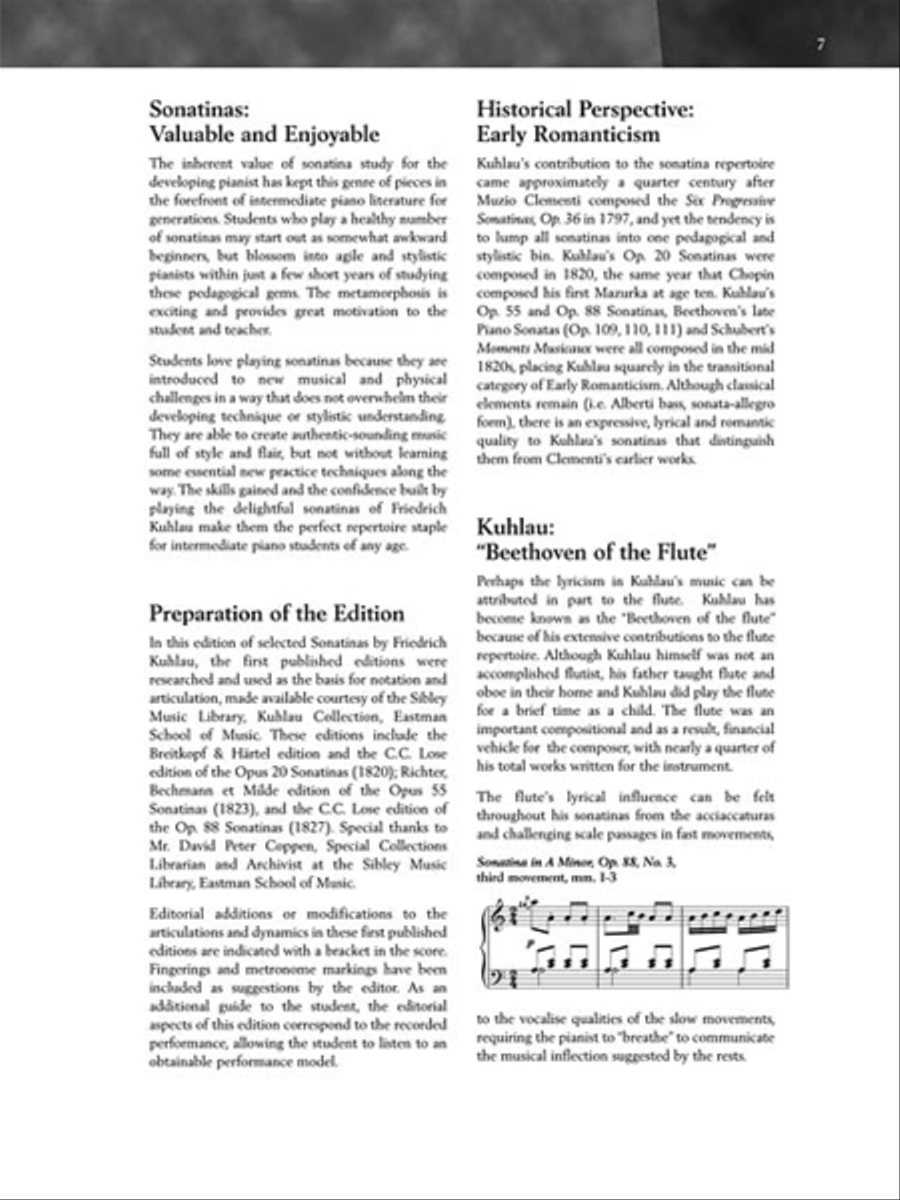 Kuhlau – Selected Sonatinas Piano Solo scores gallery preview page 6