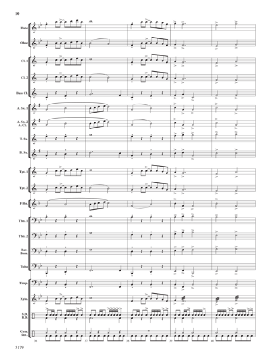 American Journey Concert Band scores gallery preview page 9