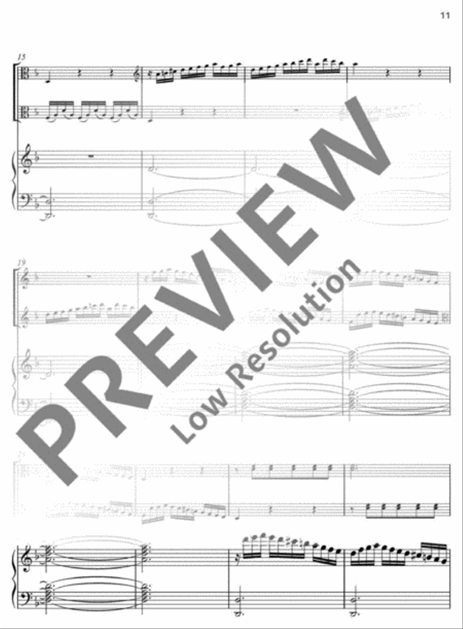 Partita VII Viola scores gallery preview page 12