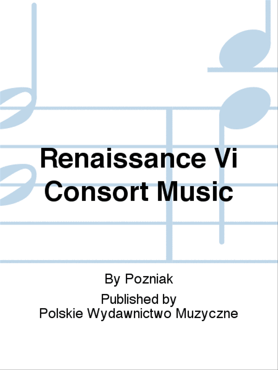 Renaissance Vi Consort Music SSA scores gallery preview page 1
