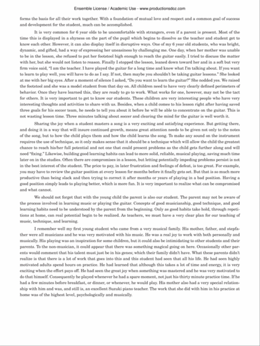 Guitar for the Young, book 1 Classical Guitar scores gallery preview page 4