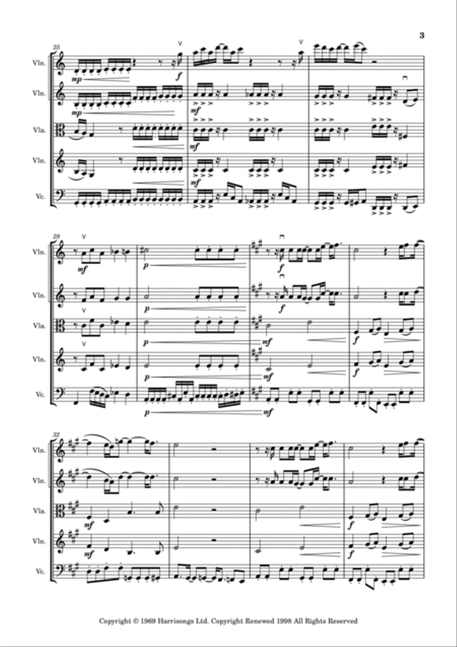 Something String Quartet scores gallery preview page 3