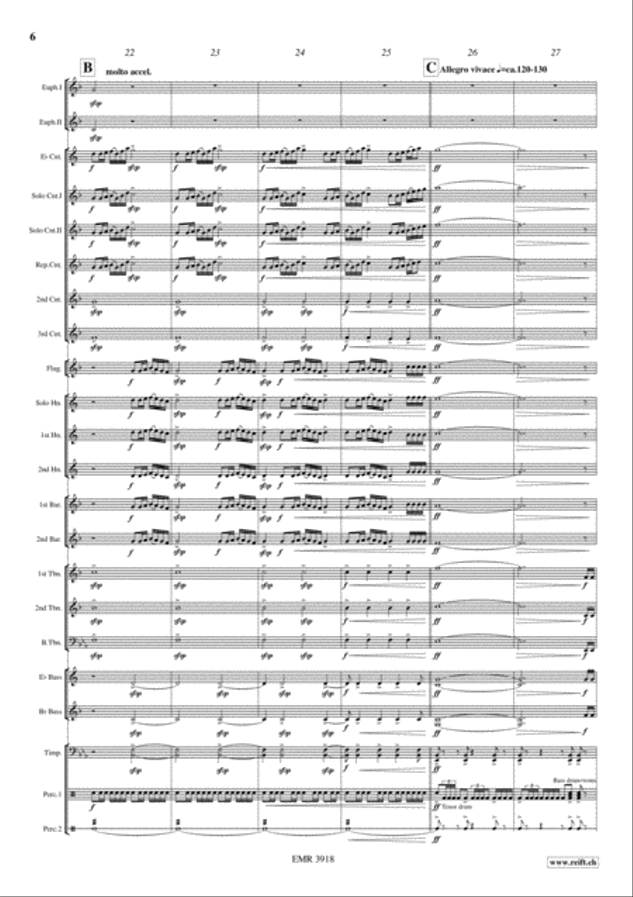 Celtic Folk Celtic Folk Brass Band scores gallery preview page 6