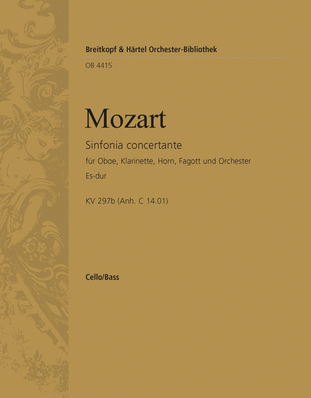 Sinfonia concertante in Eb major K. 297b (App. C 14.01)
