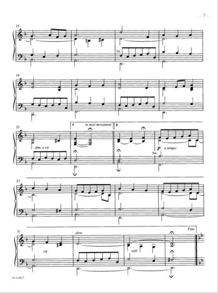 Easy Organ Library, Vol. 37 Organ Solo scores gallery preview page 5