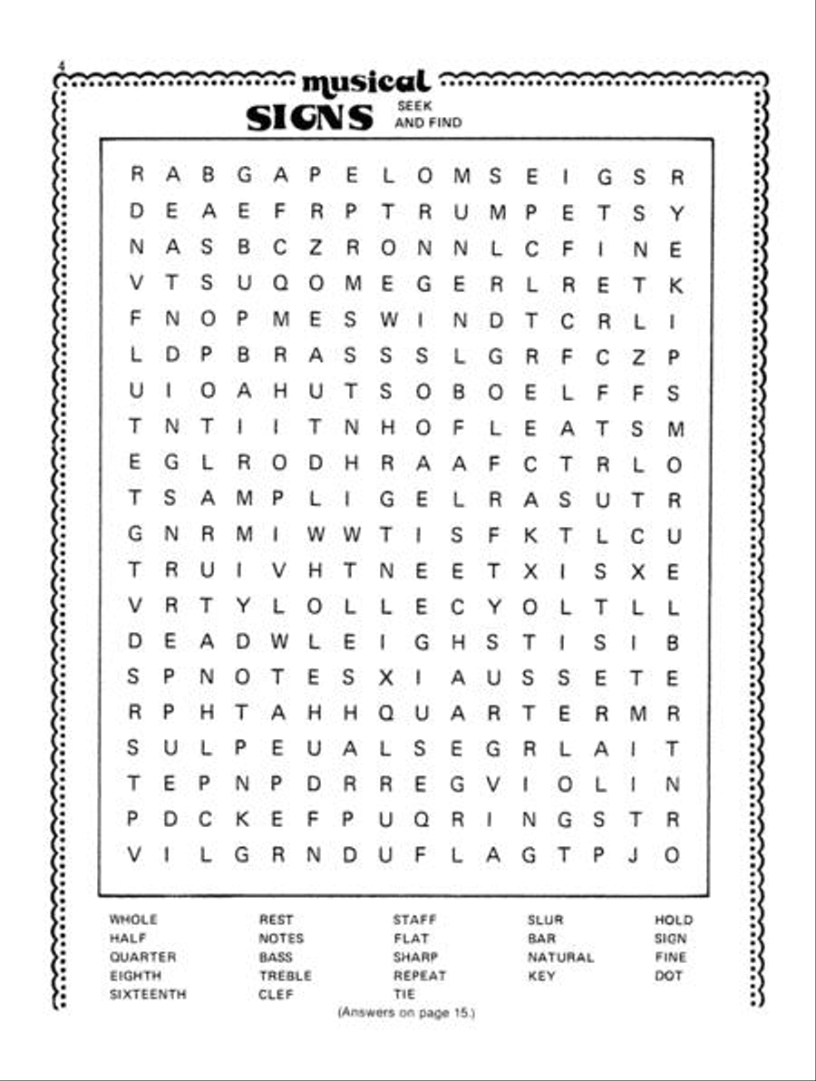 Music Mazes & Puzzles, Book I Games & Toys scores gallery preview page 4