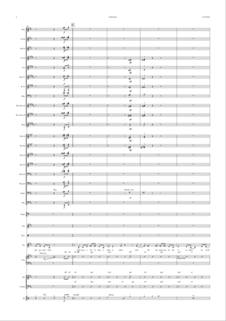 Cool Yule Concert Band scores gallery preview page 4
