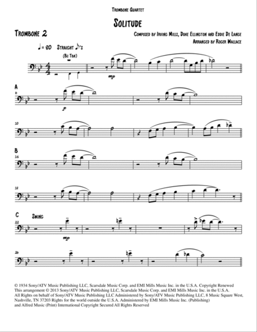 Solitude Brass Quartet scores gallery preview page 6