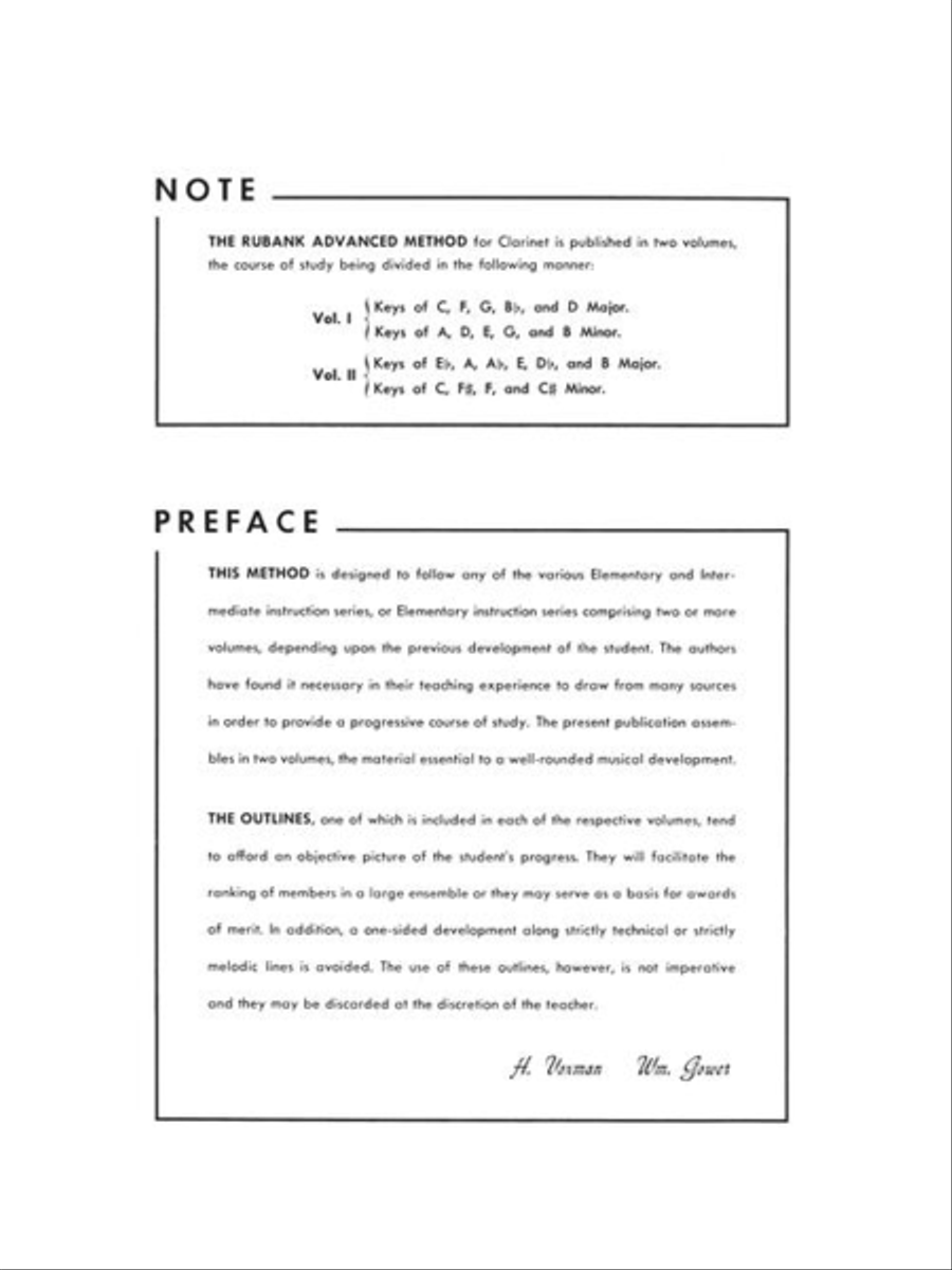 Rubank Advanced Method – Clarinet Vol. 1 Concert Band Methods scores gallery preview page 4