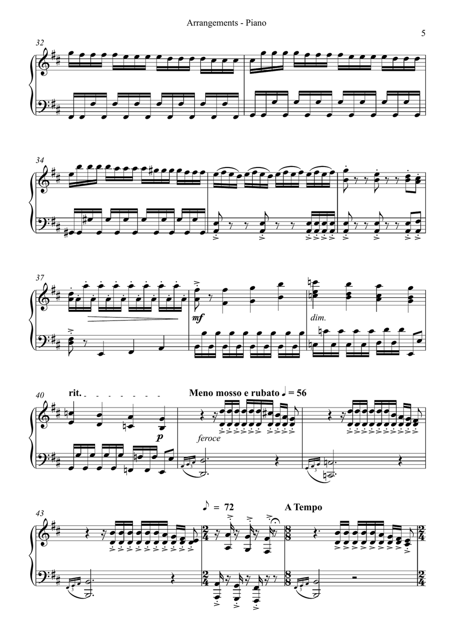 Arrangements (Piano) Piano Method scores gallery preview page 5