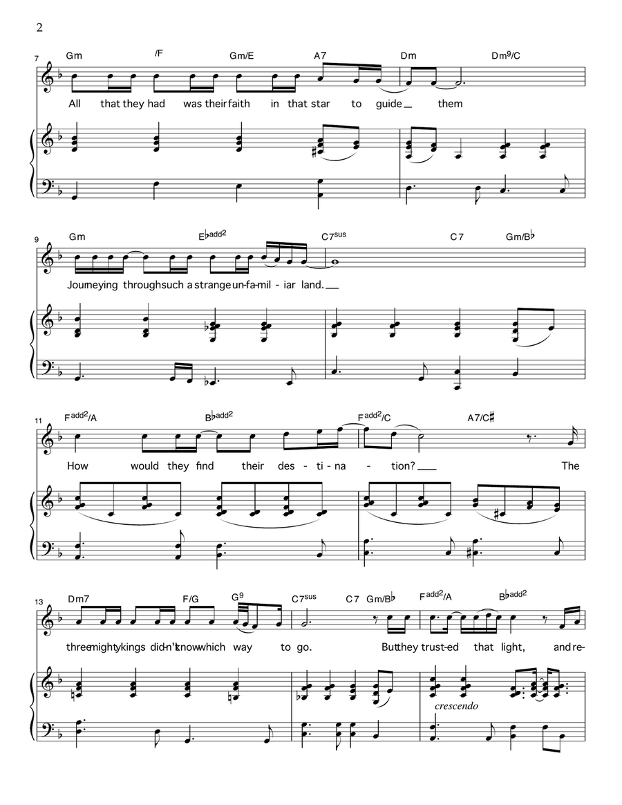 Amazing (What A Little Faith Can Do) Piano, Vocal scores gallery preview page 2