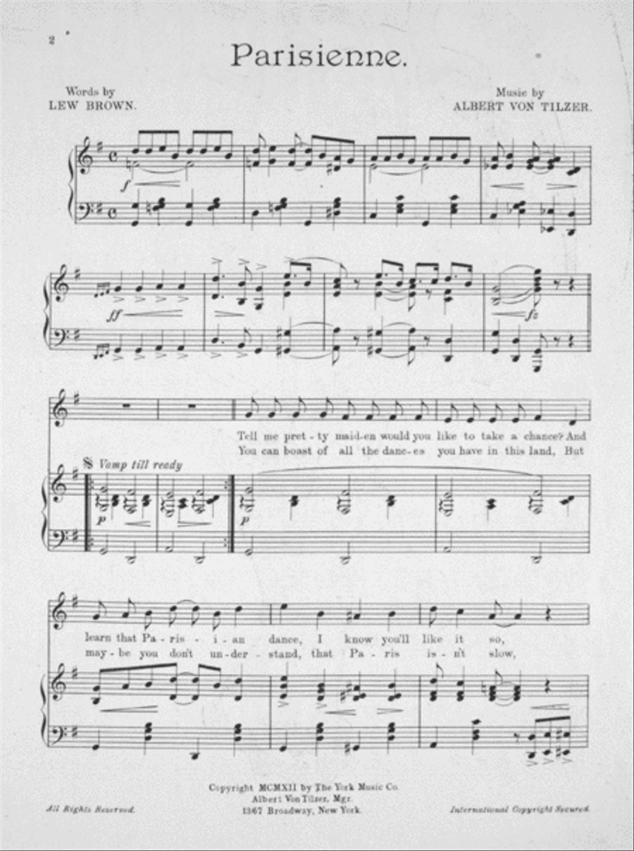 Parisienne Voice scores gallery preview page 2